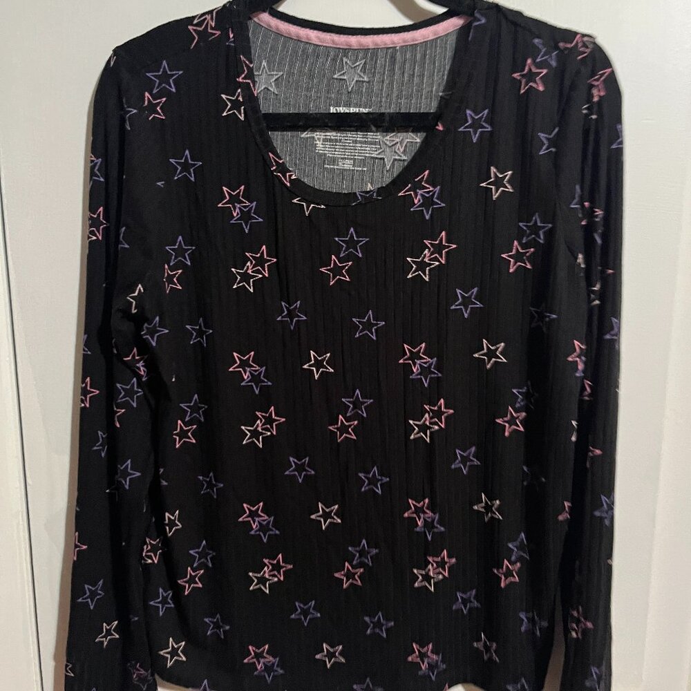 JOYSPUN LONG SLEEVE PAJAMAS SZ M